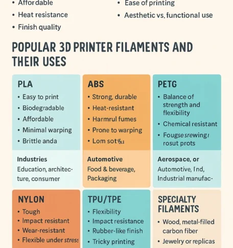 How to Choose the Best 3D Printing Filament: A Complete Guide