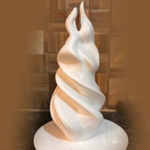 3D Flame Lamp – Realistic Fire Glow, 3D Printed Elegance